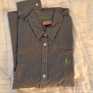 Thomas pink button down shirt